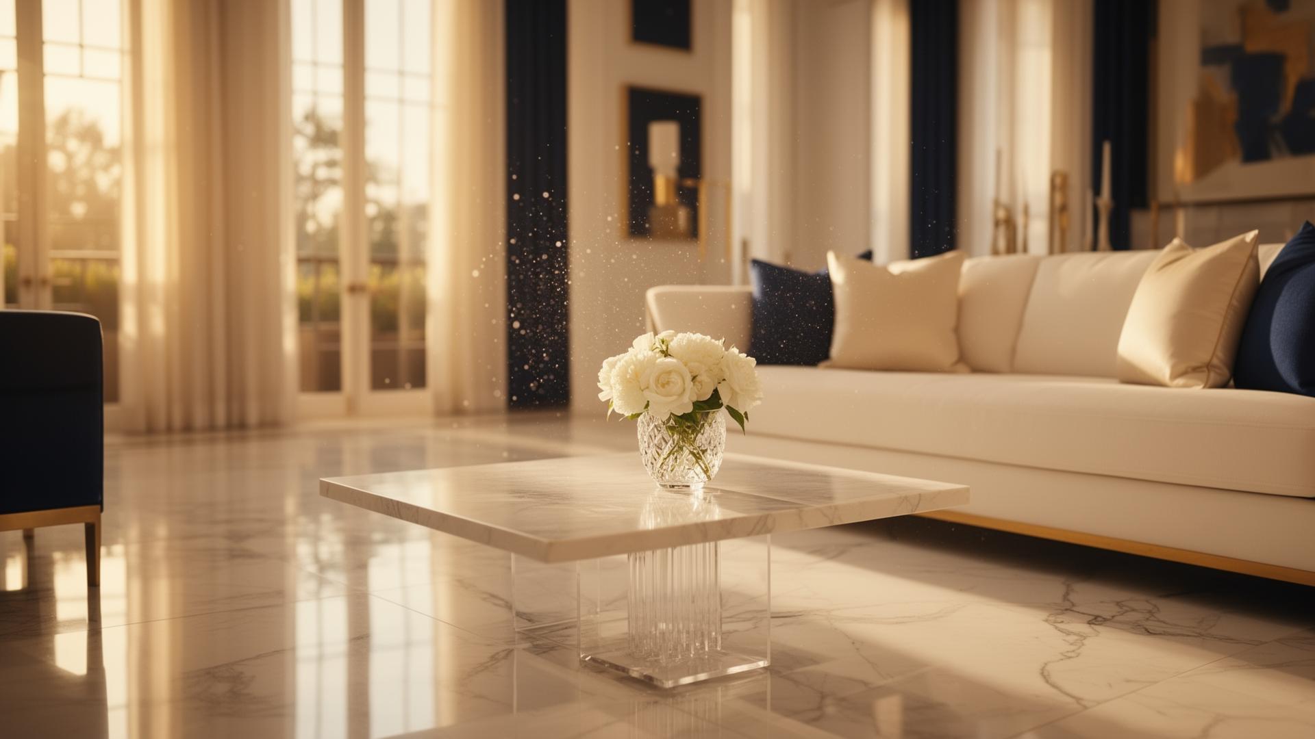 Pristine luxurious living room